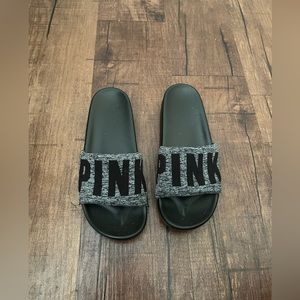 Grey Victoria Secret |Pink Slides|